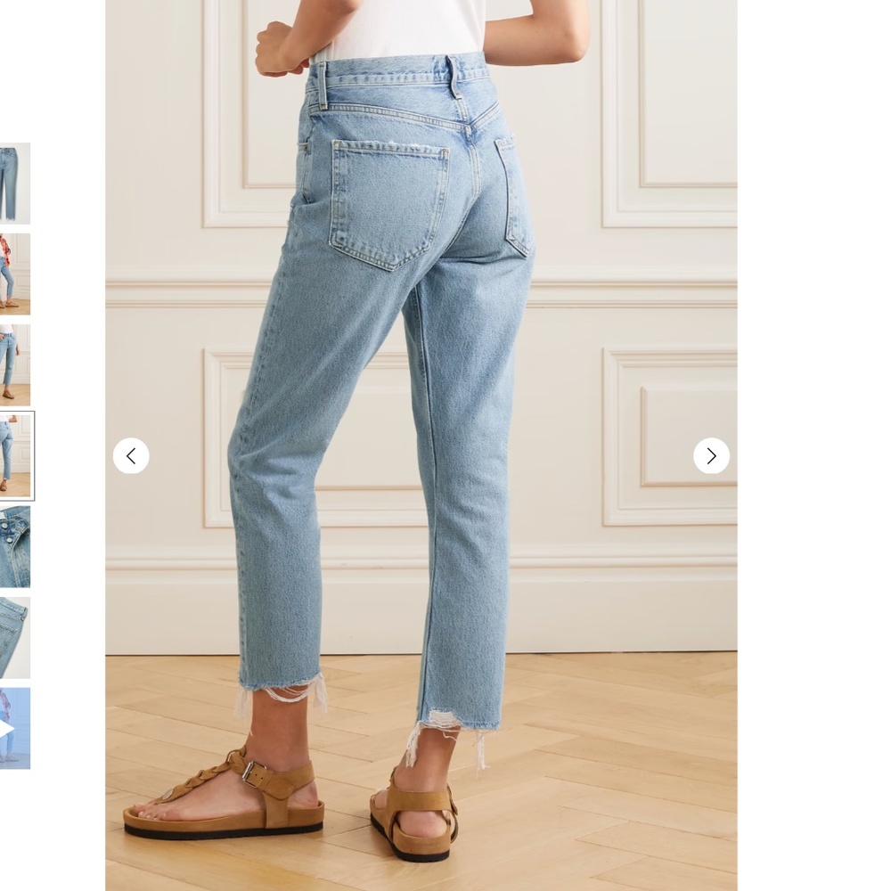 AGOLDE Riley High Rise Straight Crop Jeans - Picture 3 of 12